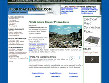 Tablet Screenshot of floridadisaster.com